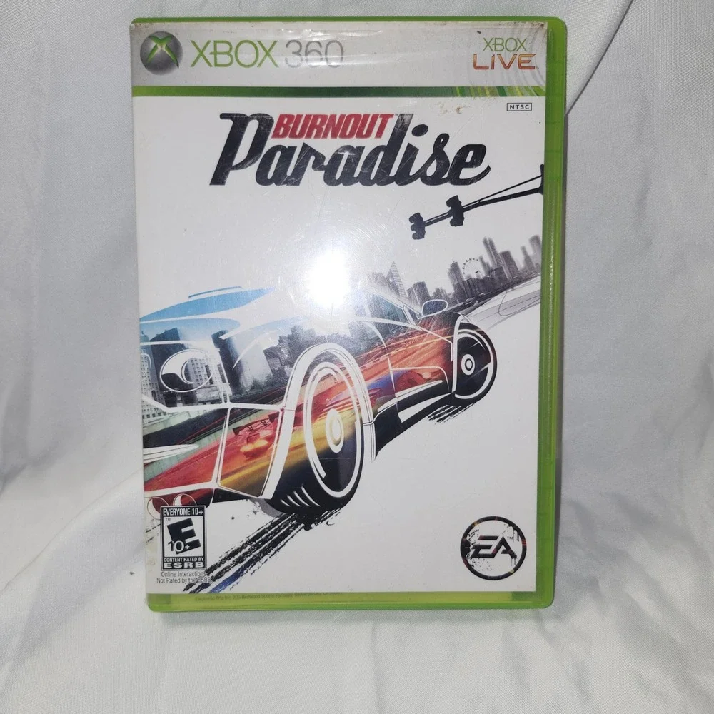Burnout Paradise Xbox 360 EA Criterion Games Racing Video Game CIB‎ Complete